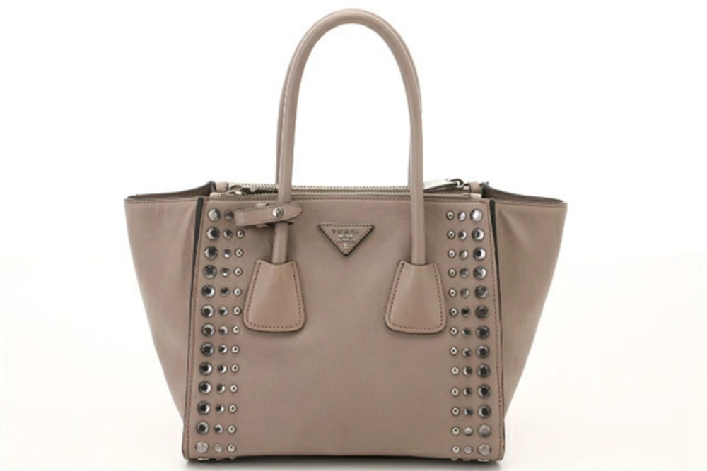 Prada Calfskin Bag Shoulder Black